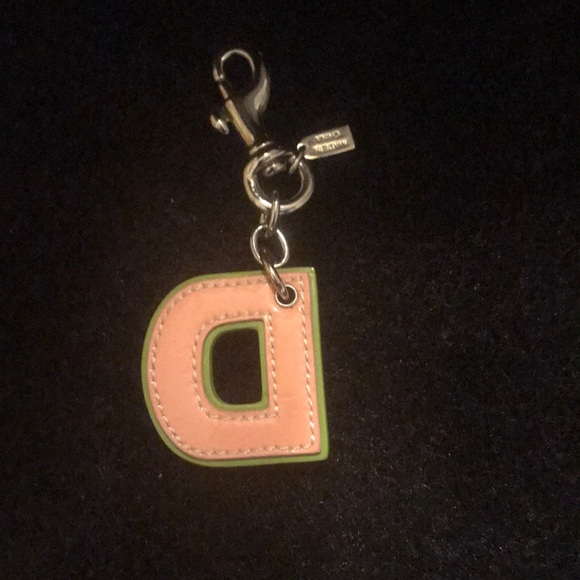 Reversible letter “D” Coach keyfob - Picture 2 of 2